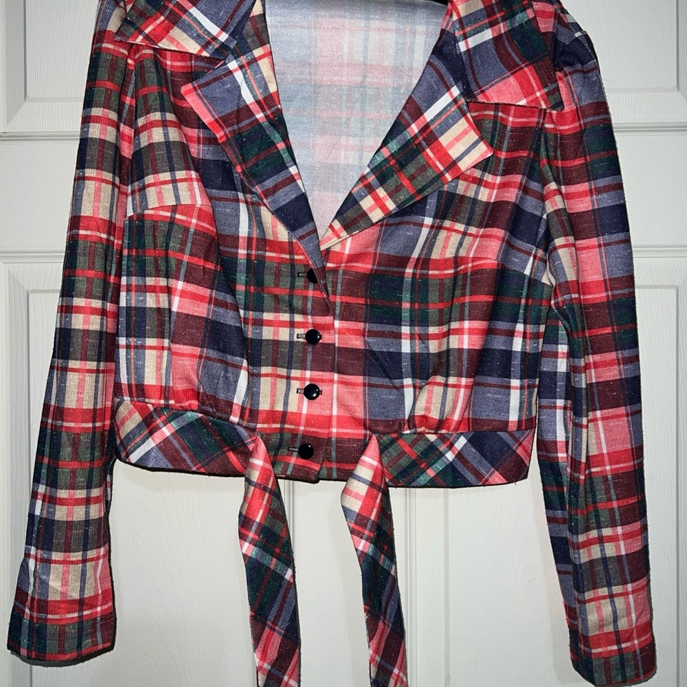 Melissa Plaid Patterned Garment